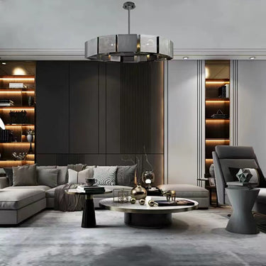 Nordic Minimalist Round Chandelier